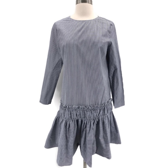 English Factory Striped Poplin Dress NWT - Picture 2 of 6